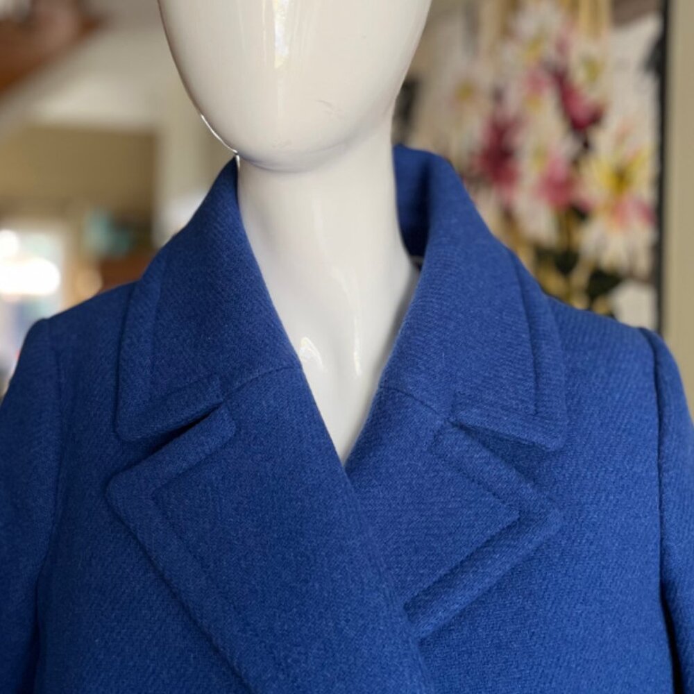 Banana Republic Royal Blue Peacoat - Wool blend - size S, but will fit size M